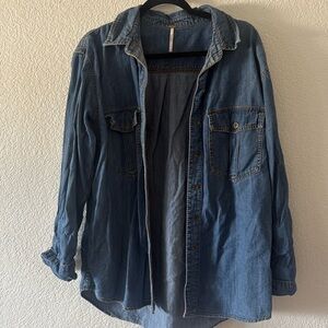 Free people Jean shirt S Medium
